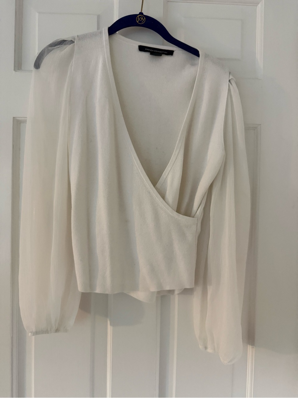 French Connection Wrap-Style Blouse